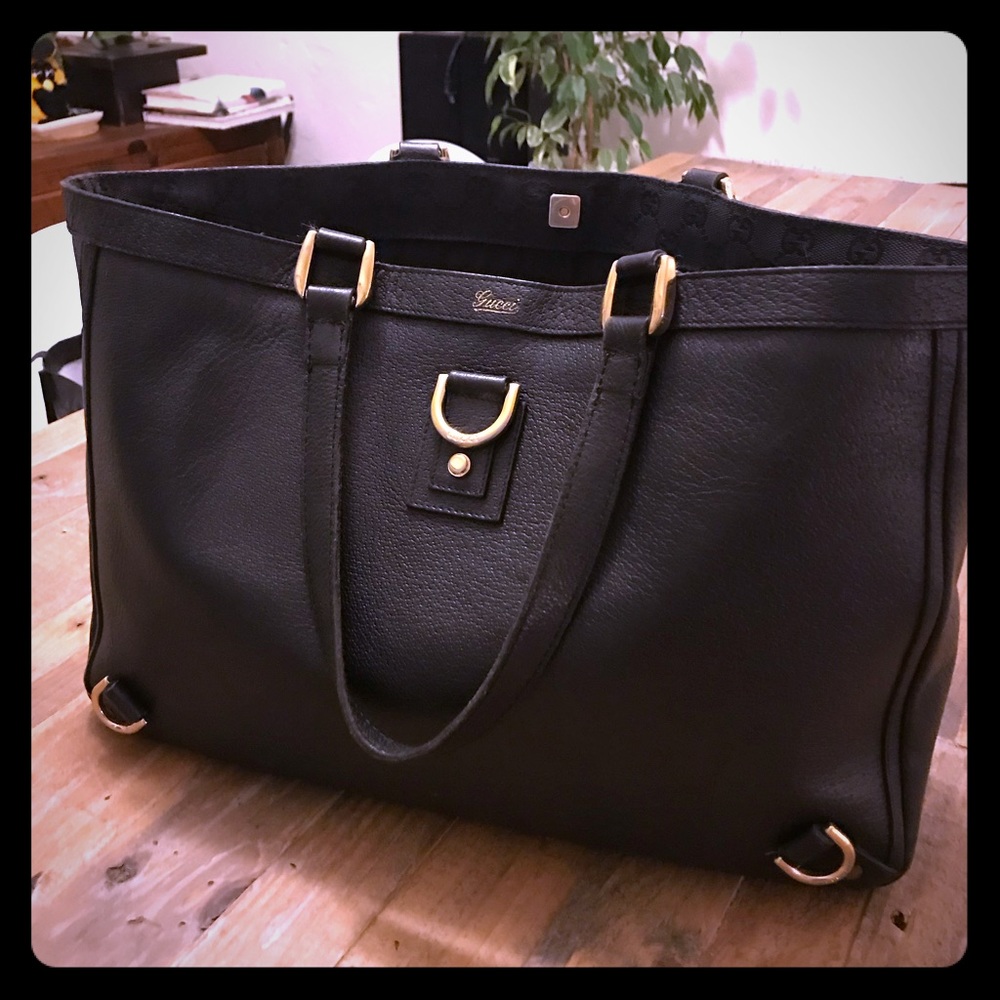 Gucci Abbey leather tote